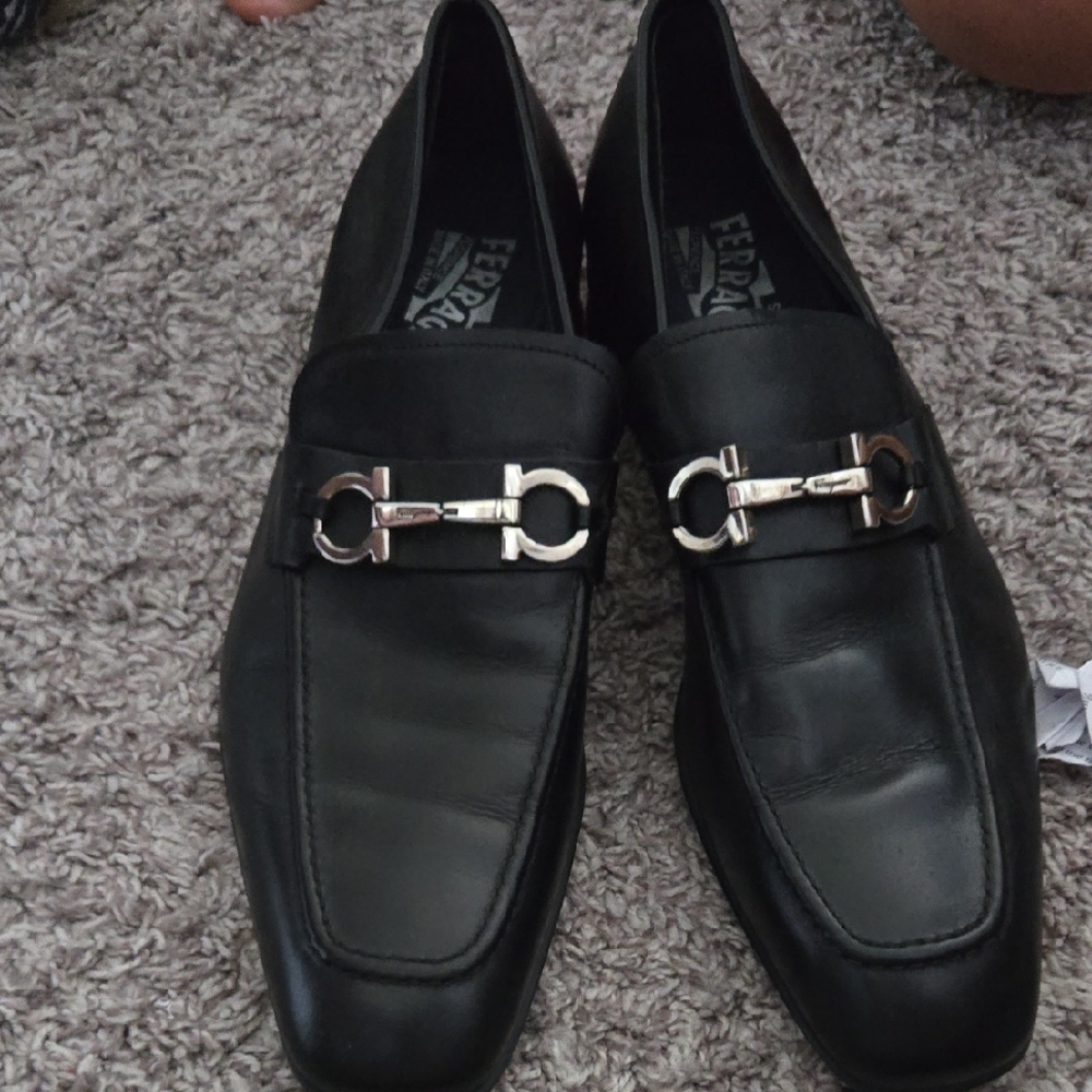 Salvatore Ferragamo Men's Black Loafers
